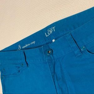 Blue Loft Modern Crop Jeans Size 8
